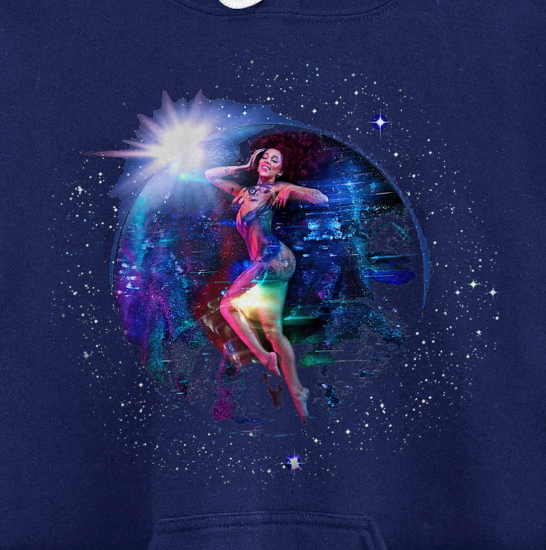 The vintage cat art style Pullover Hoodie