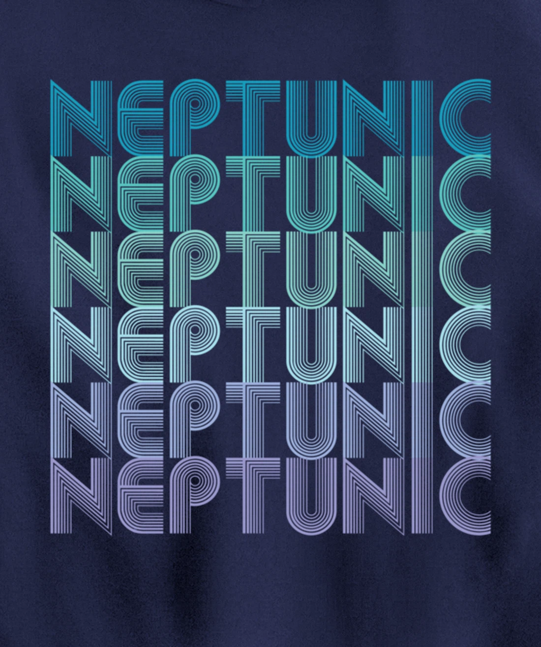 Neptunic (Nomascsexual) Pride Flag LGBTA Vintage Retro Pullover Hoodie