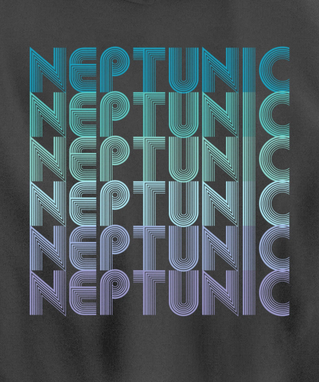 Neptunic (Nomascsexual) Pride Flag LGBTA Vintage Retro Pullover Hoodie