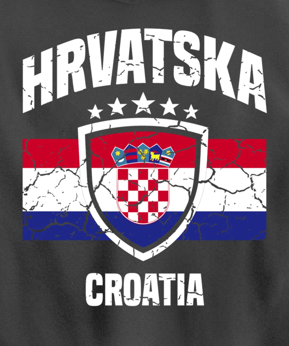 Hrvatska Croatia Croatian Pullover Hoodie