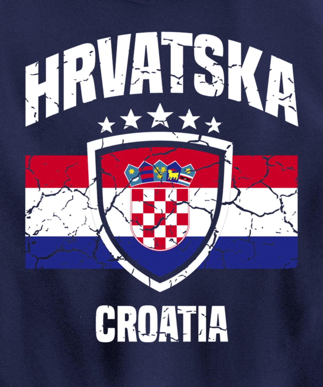 Hrvatska Croatia Croatian Pullover Hoodie