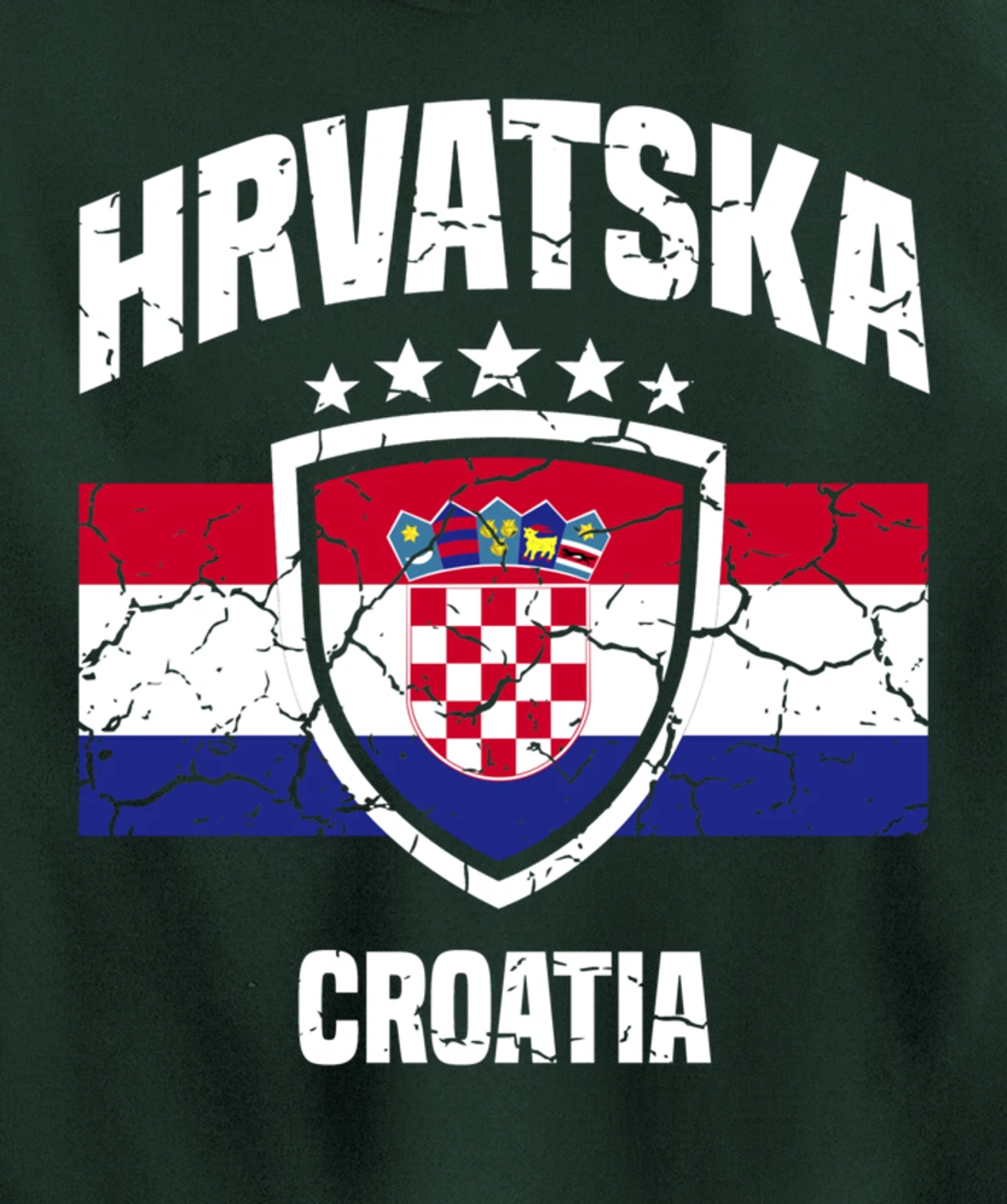 Hrvatska Croatia Croatian Pullover Hoodie