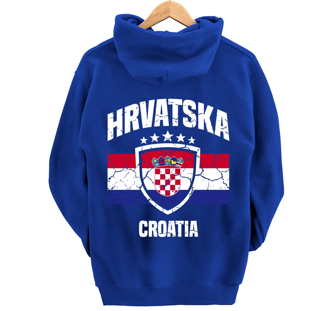 Hrvatska Croatia Croatian Pullover Hoodie