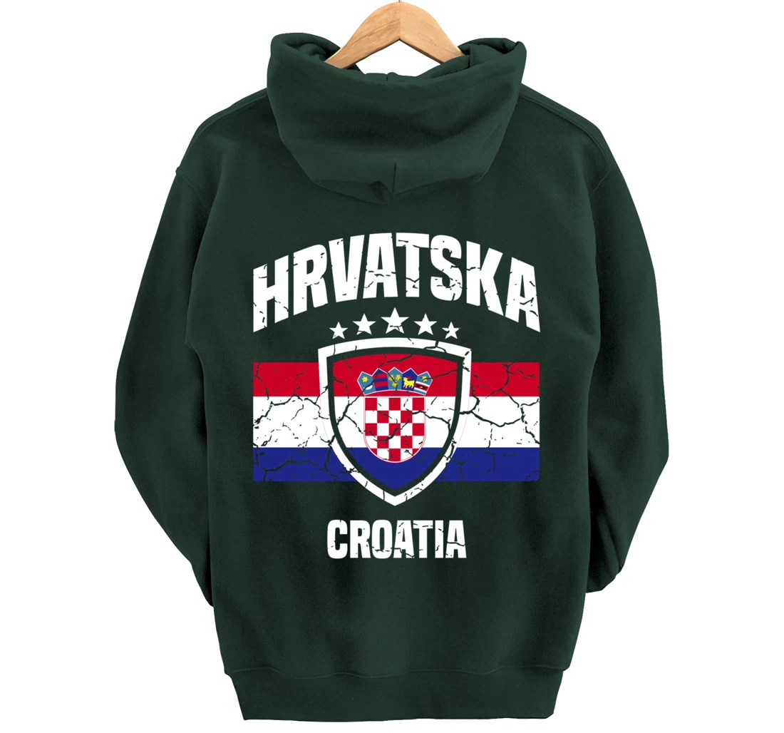 Hrvatska Croatia Croatian Pullover Hoodie