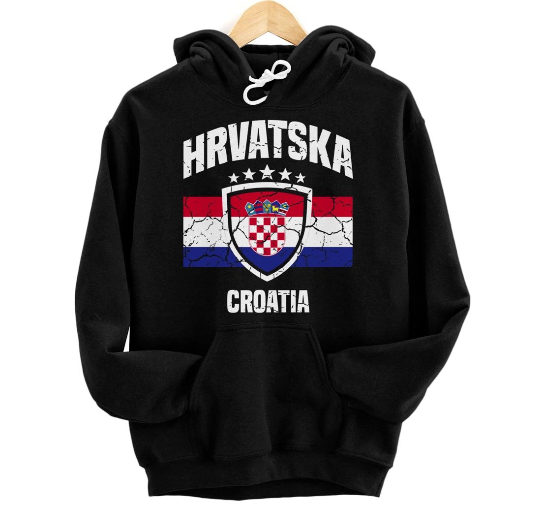 Hrvatska Croatia Croatian Pullover Hoodie