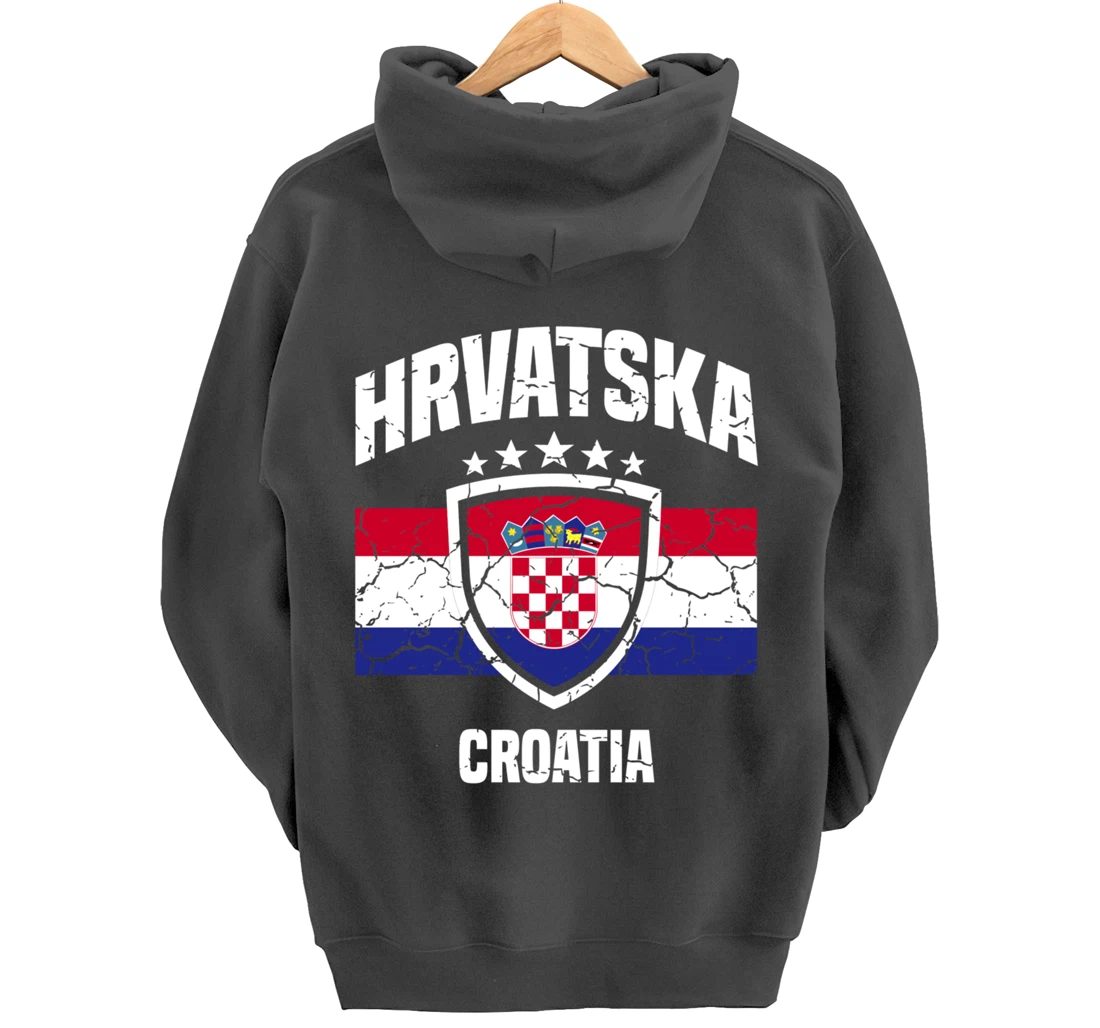Hrvatska Croatia Croatian Pullover Hoodie
