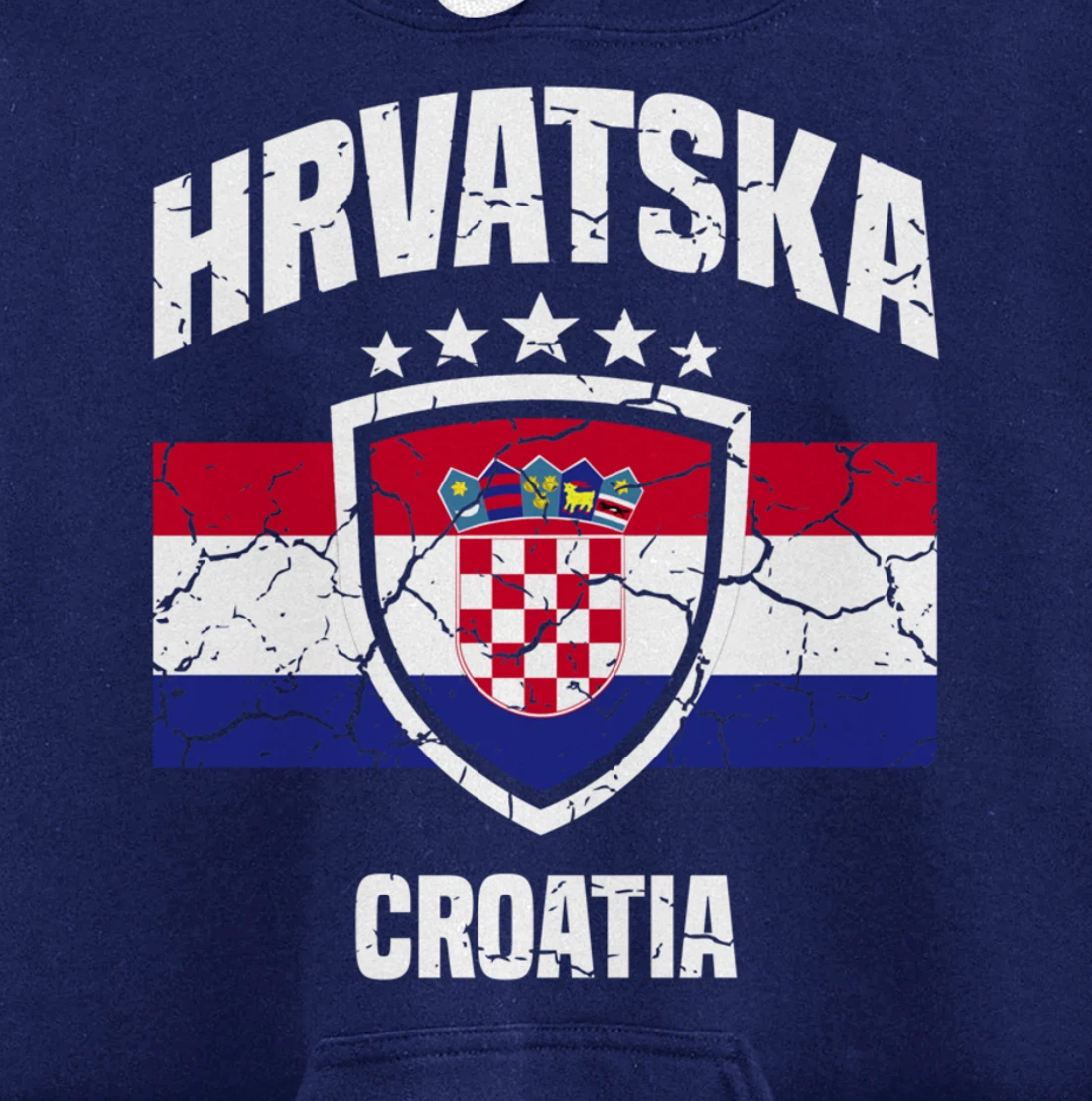 Hrvatska Croatia Croatian Pullover Hoodie