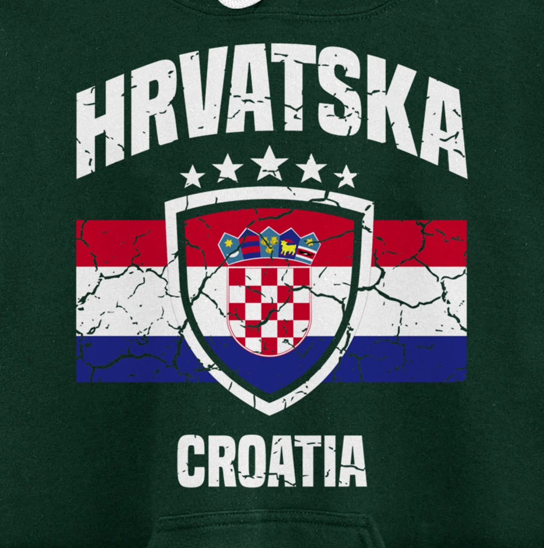 Hrvatska Croatia Croatian Pullover Hoodie