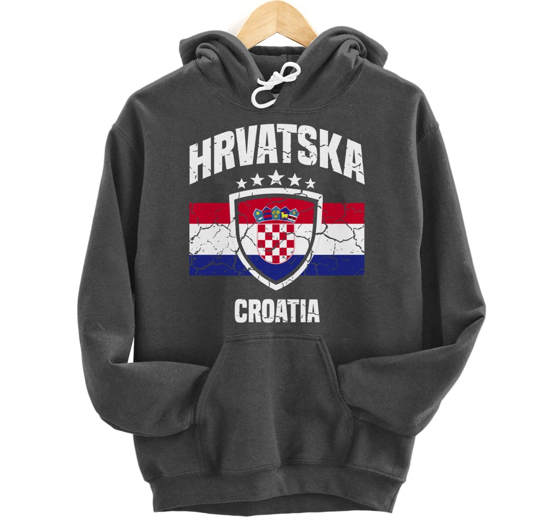 Hrvatska Croatia Croatian Pullover Hoodie