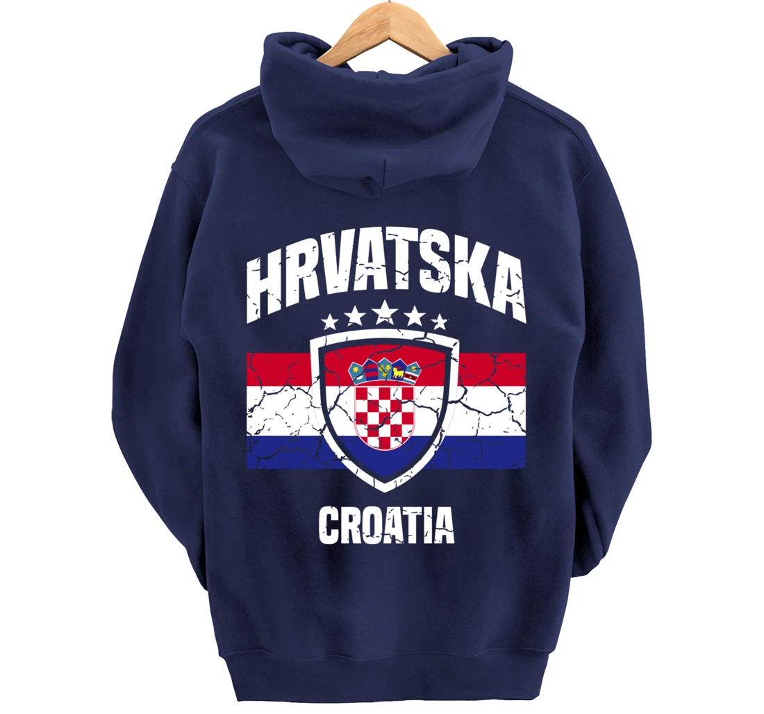 Hrvatska Croatia Croatian Pullover Hoodie