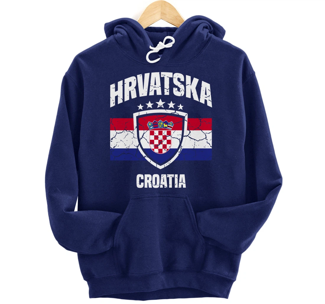 Hrvatska Croatia Croatian Pullover Hoodie