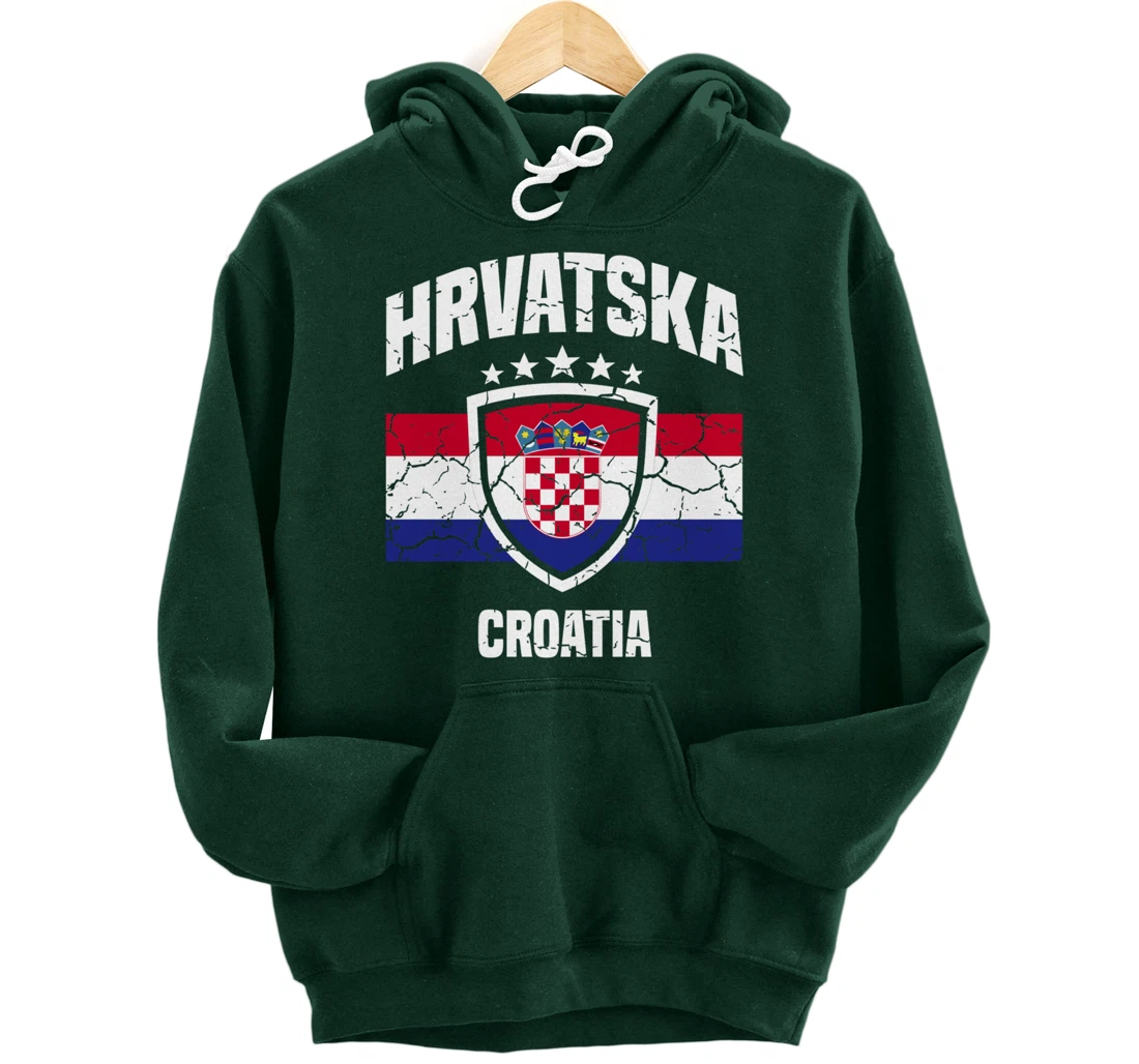 Hrvatska Croatia Croatian Pullover Hoodie