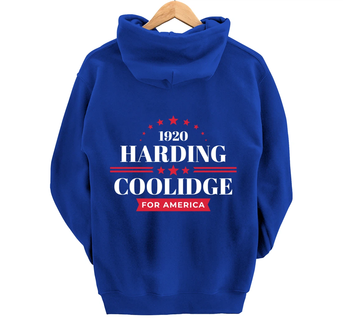 Warren Harding Calvin Coolidge Pullover Hoodie