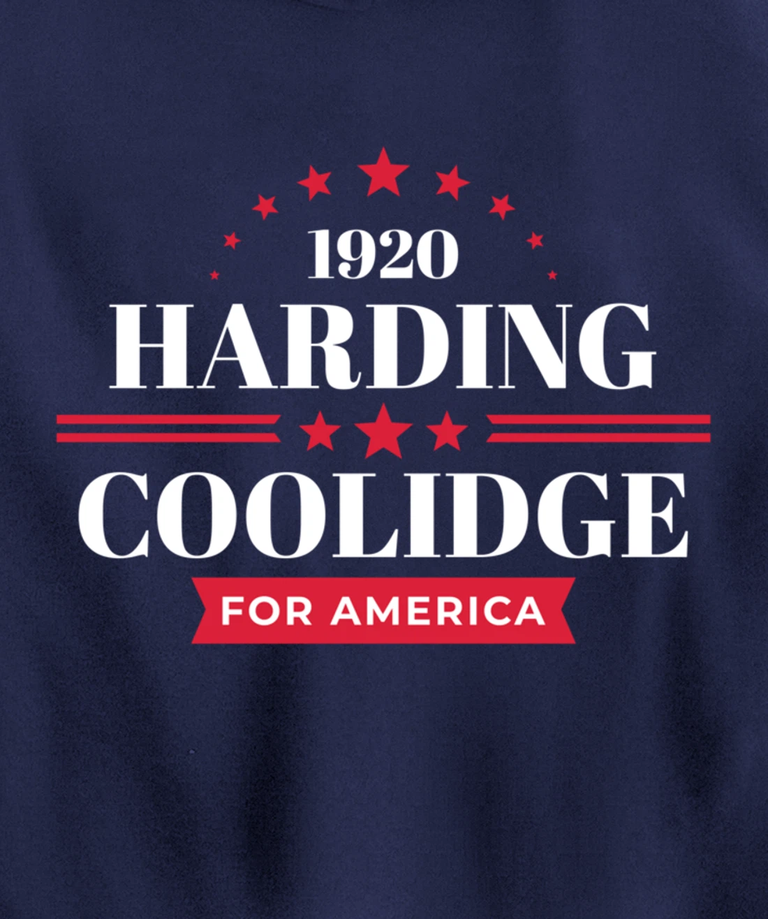 Warren Harding Calvin Coolidge Pullover Hoodie