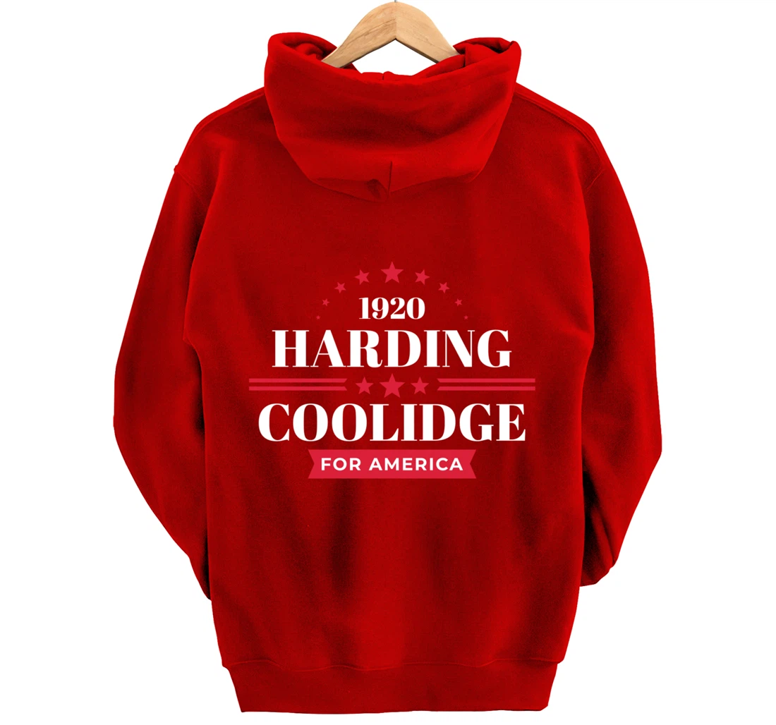 Warren Harding Calvin Coolidge Pullover Hoodie