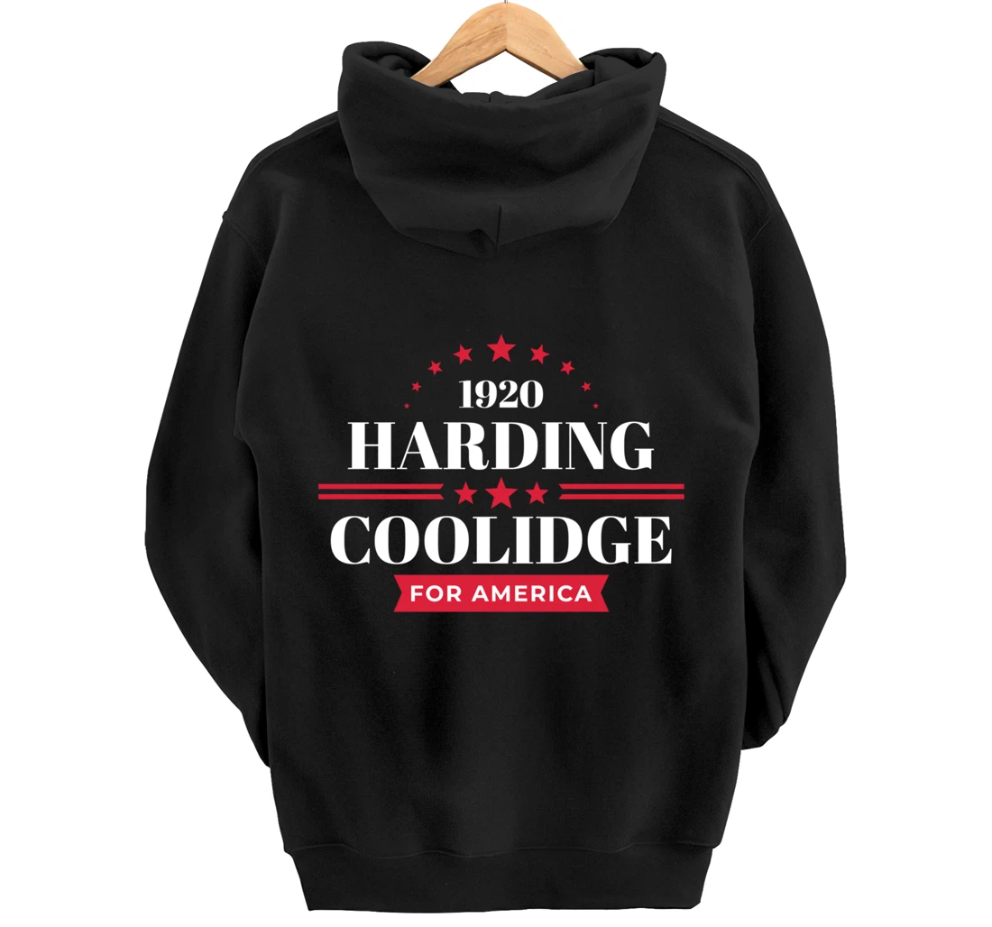 Warren Harding Calvin Coolidge Pullover Hoodie