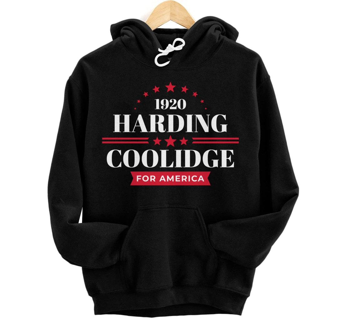 Warren Harding Calvin Coolidge Pullover Hoodie