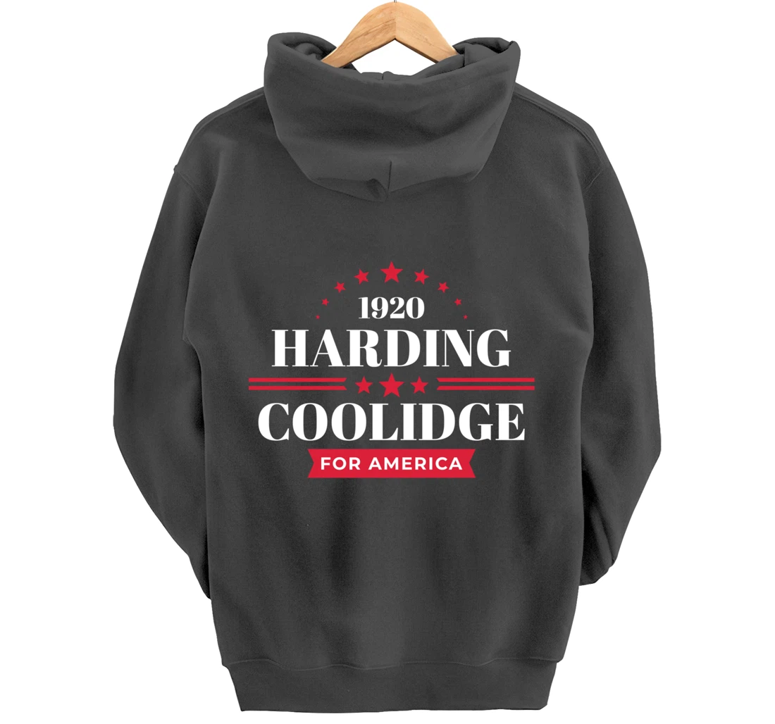 Warren Harding Calvin Coolidge Pullover Hoodie