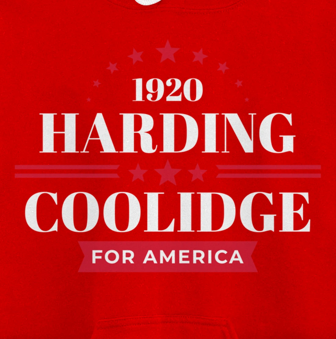 Warren Harding Calvin Coolidge Pullover Hoodie