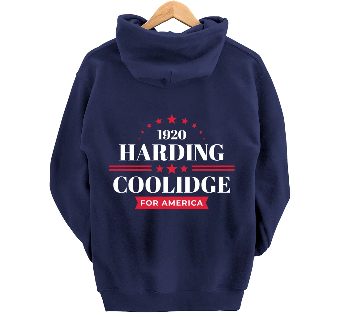 Warren Harding Calvin Coolidge Pullover Hoodie