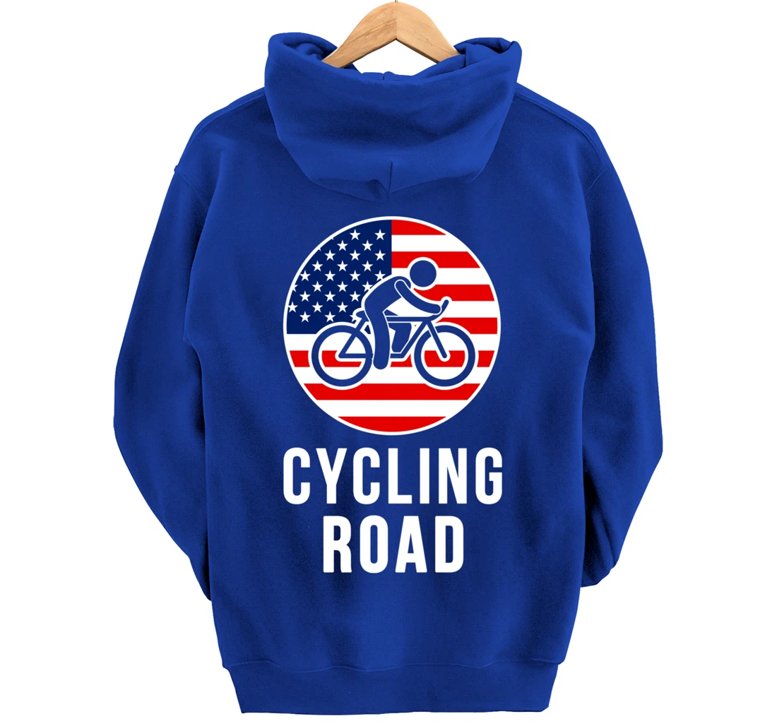 Cycling Road USA Pullover Hoodie