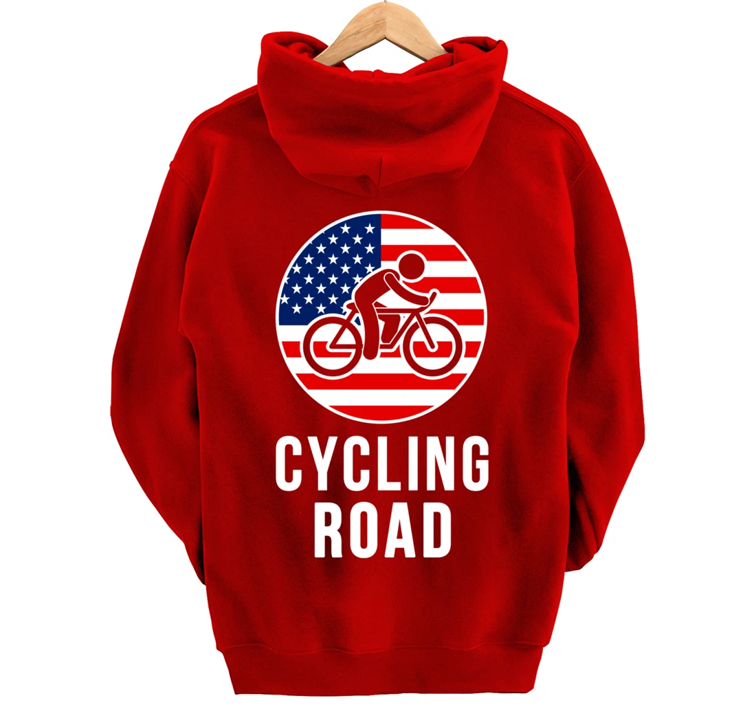 Cycling Road USA Pullover Hoodie
