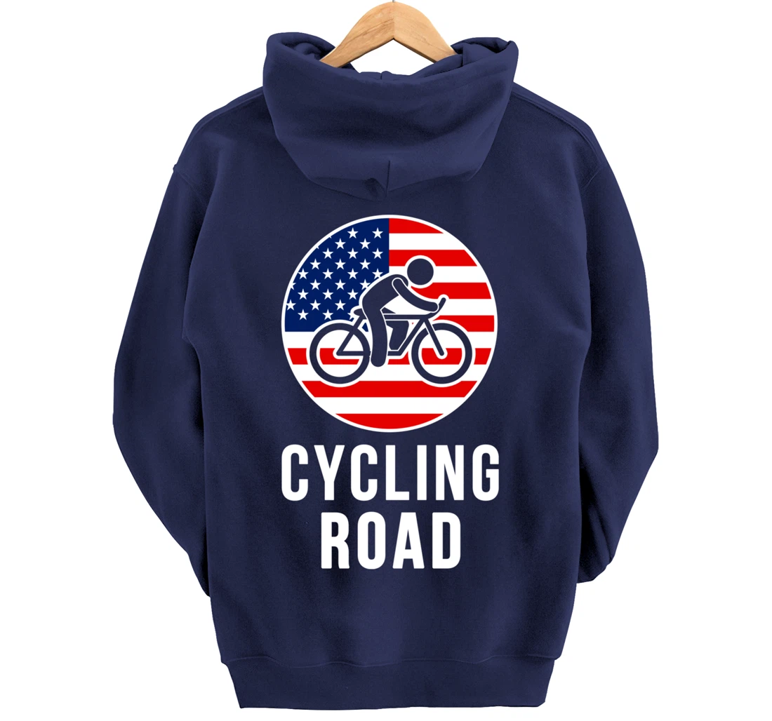 Cycling Road USA Pullover Hoodie