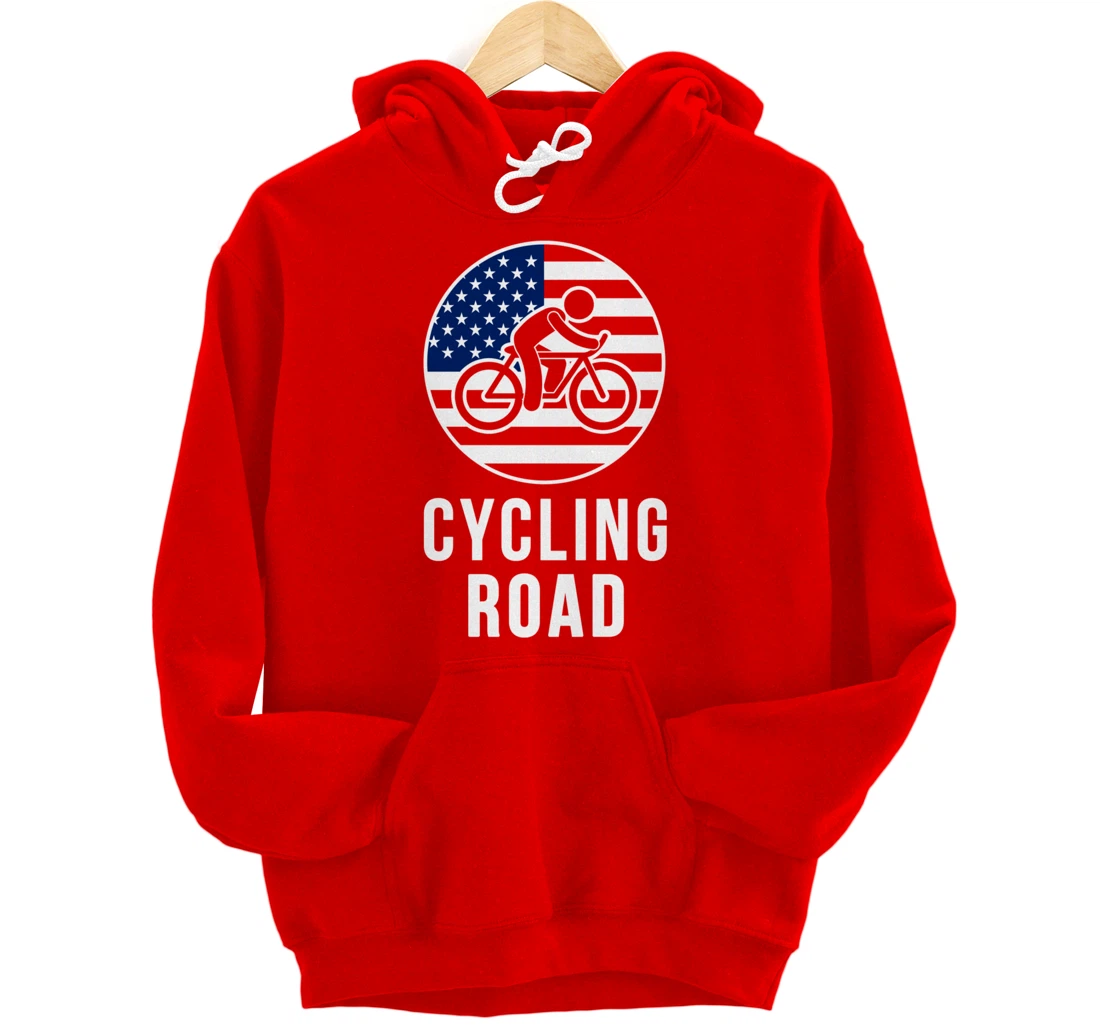 Cycling Road USA Pullover Hoodie