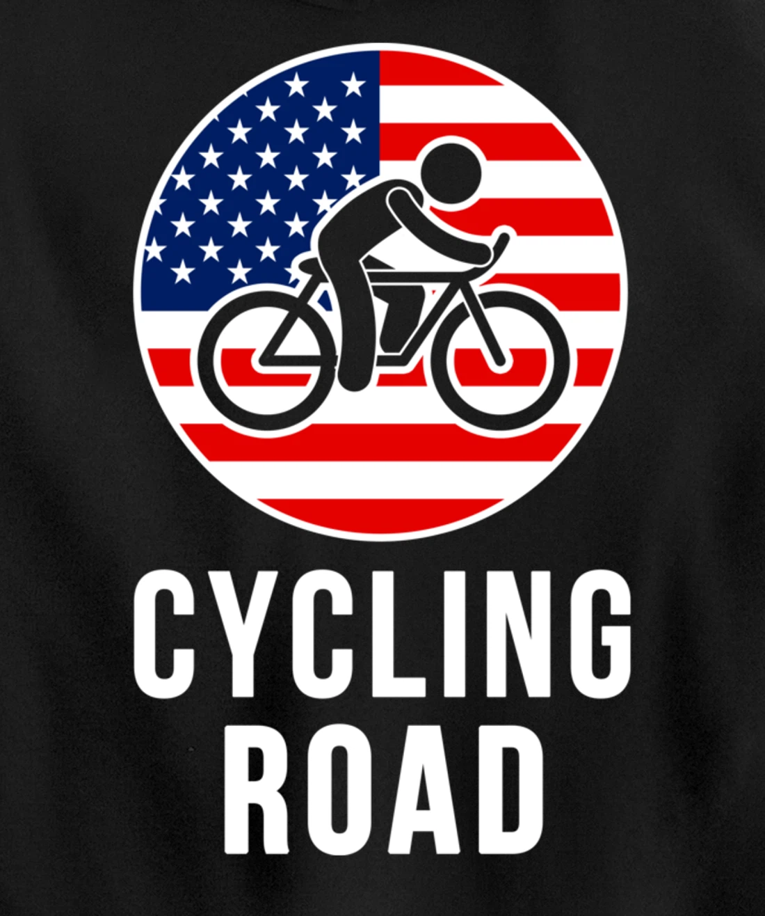 Cycling Road USA Pullover Hoodie