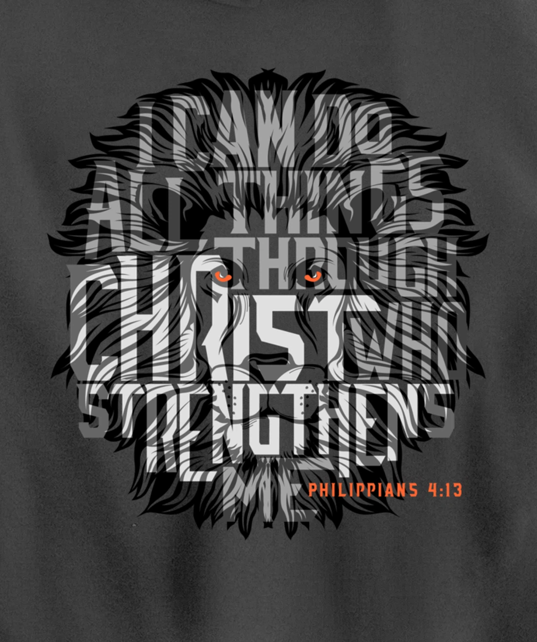 I Can Do All Things Through Christ Who Strengthens Me Pullover Hoodie