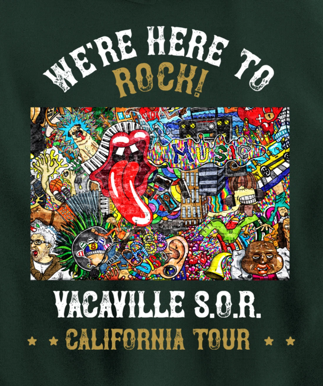 We're Here to Rock! Pullover Hoodie