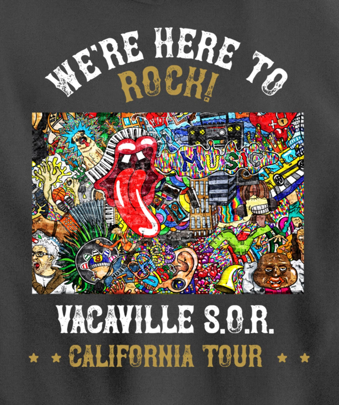 We're Here to Rock! Pullover Hoodie