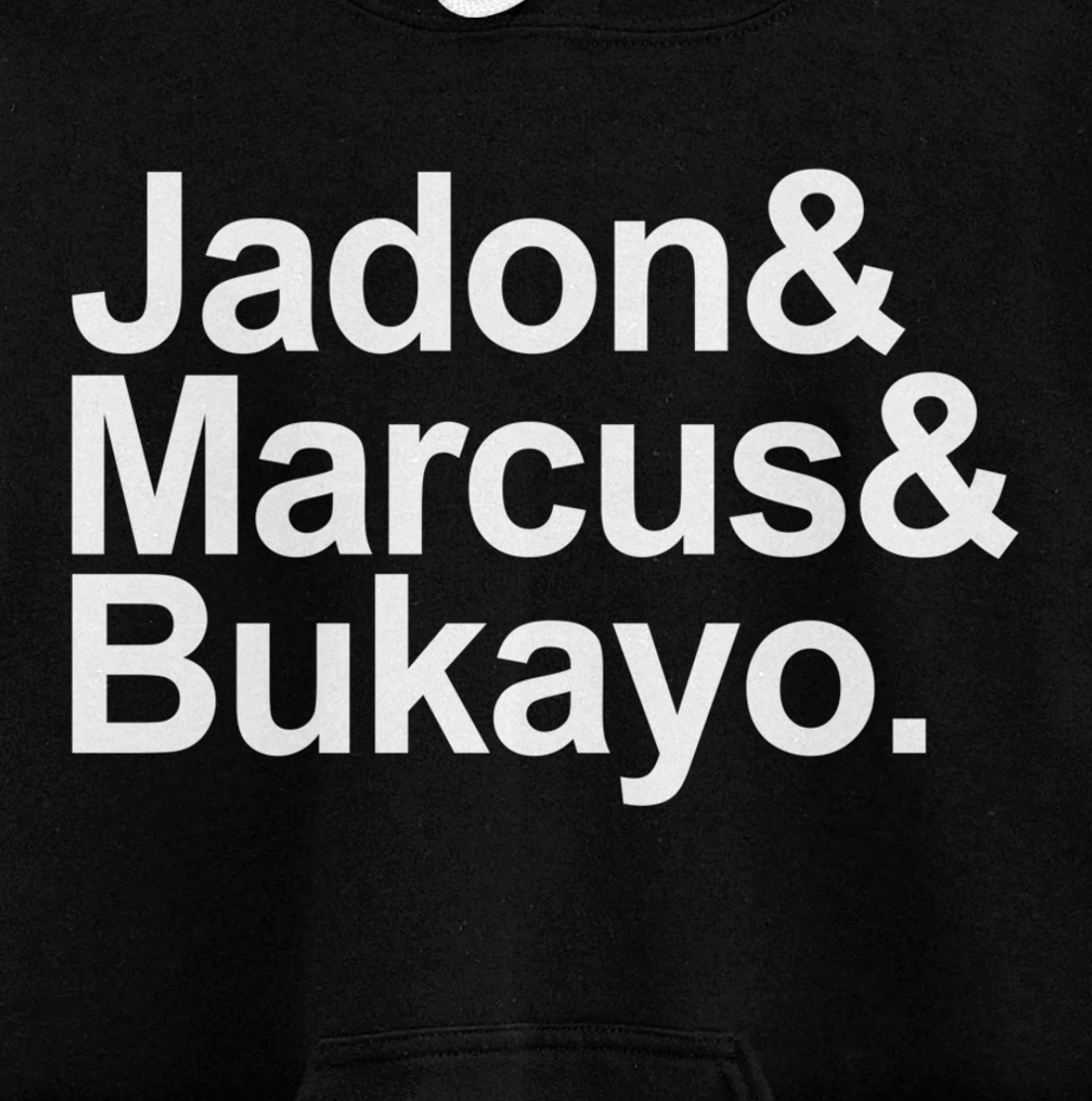 Jason-Marcus-Bukayo Pullover Hoodie