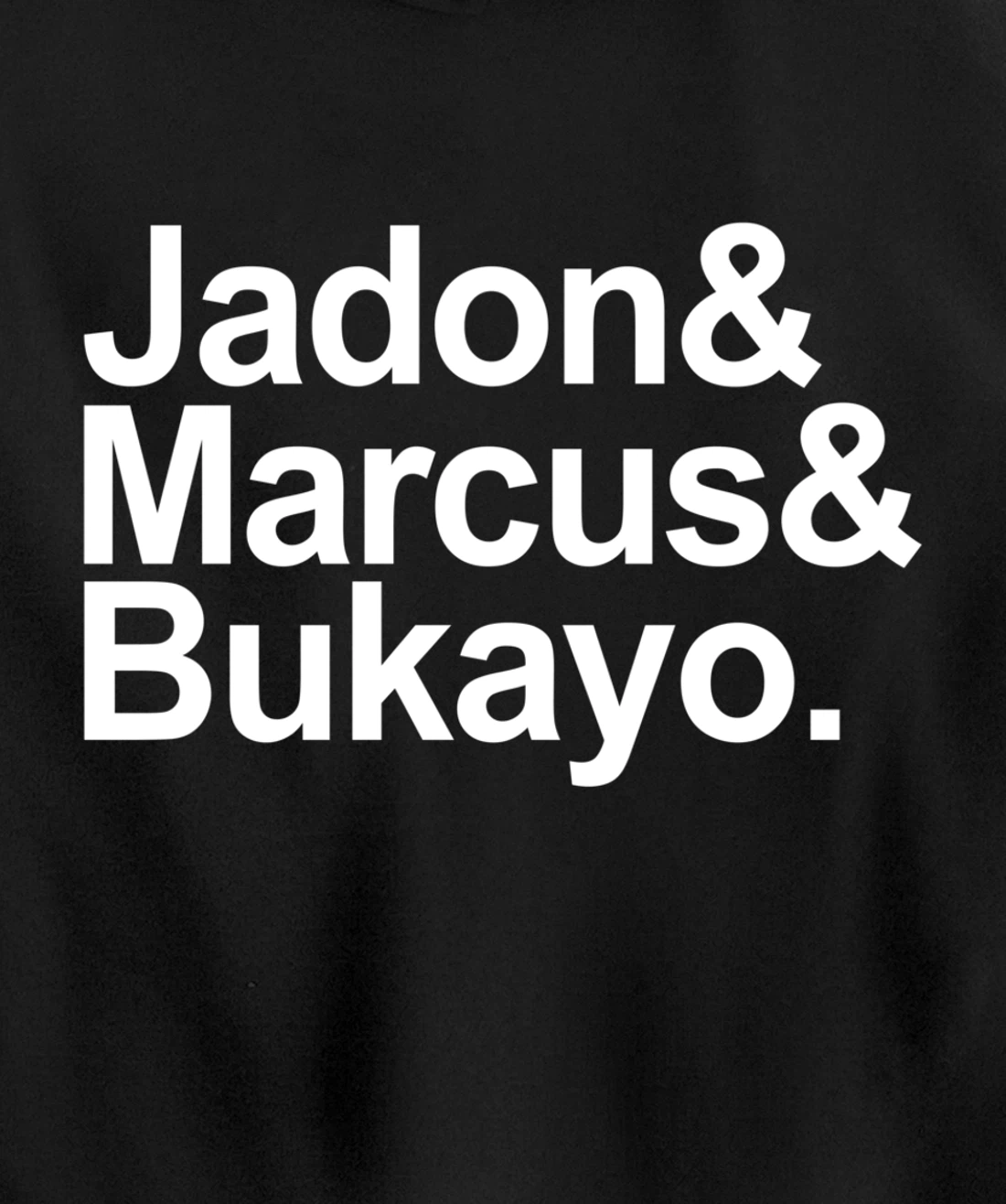 Jason-Marcus-Bukayo Pullover Hoodie