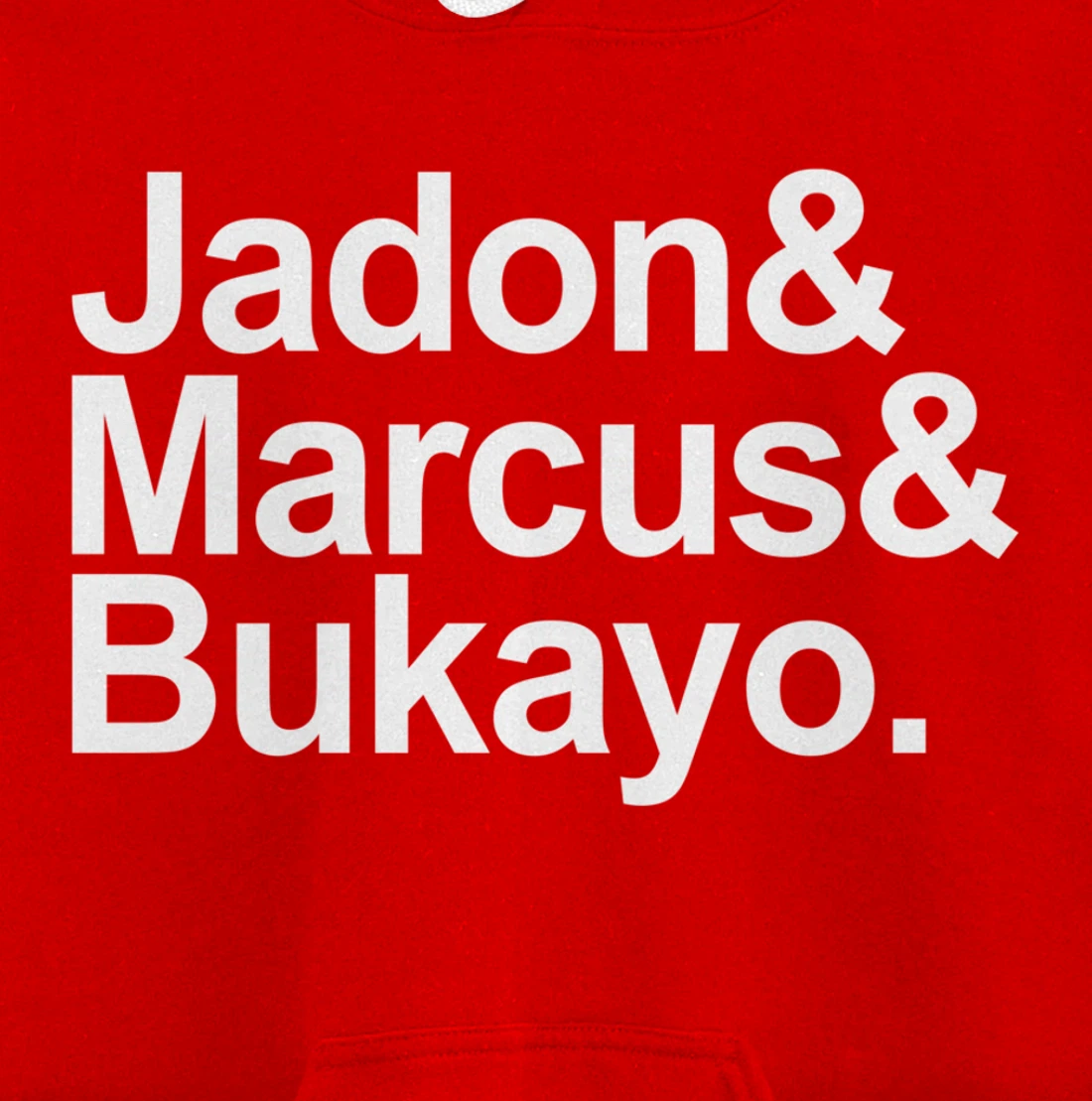 Jason-Marcus-Bukayo Pullover Hoodie