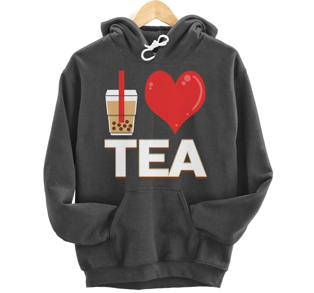 I Love Bubble Tea - Bubble Tea Lover Pullover Hoodie