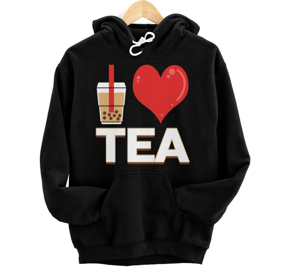 I Love Bubble Tea - Bubble Tea Lover Pullover Hoodie
