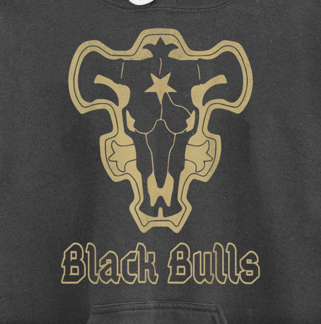 Retro Clover Anime Black Japanese Bulls Manga Costume Pullover Hoodie