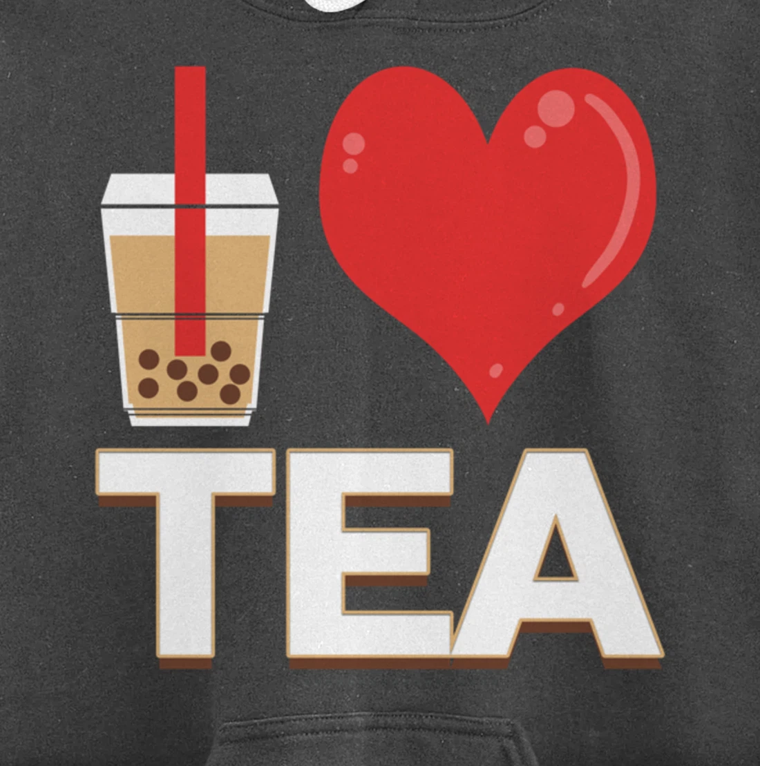 I Love Bubble Tea - Bubble Tea Lover Pullover Hoodie