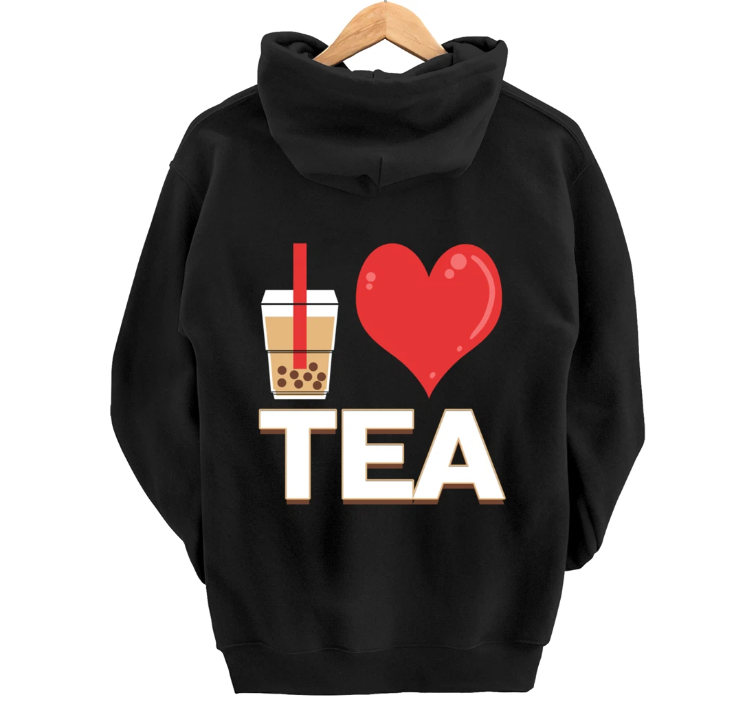 I Love Bubble Tea - Bubble Tea Lover Pullover Hoodie