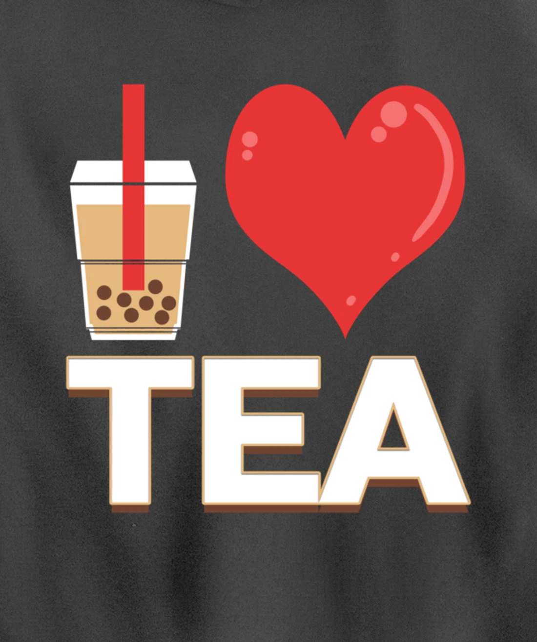 I Love Bubble Tea - Bubble Tea Lover Pullover Hoodie