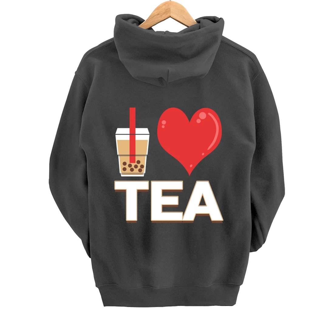 I Love Bubble Tea - Bubble Tea Lover Pullover Hoodie