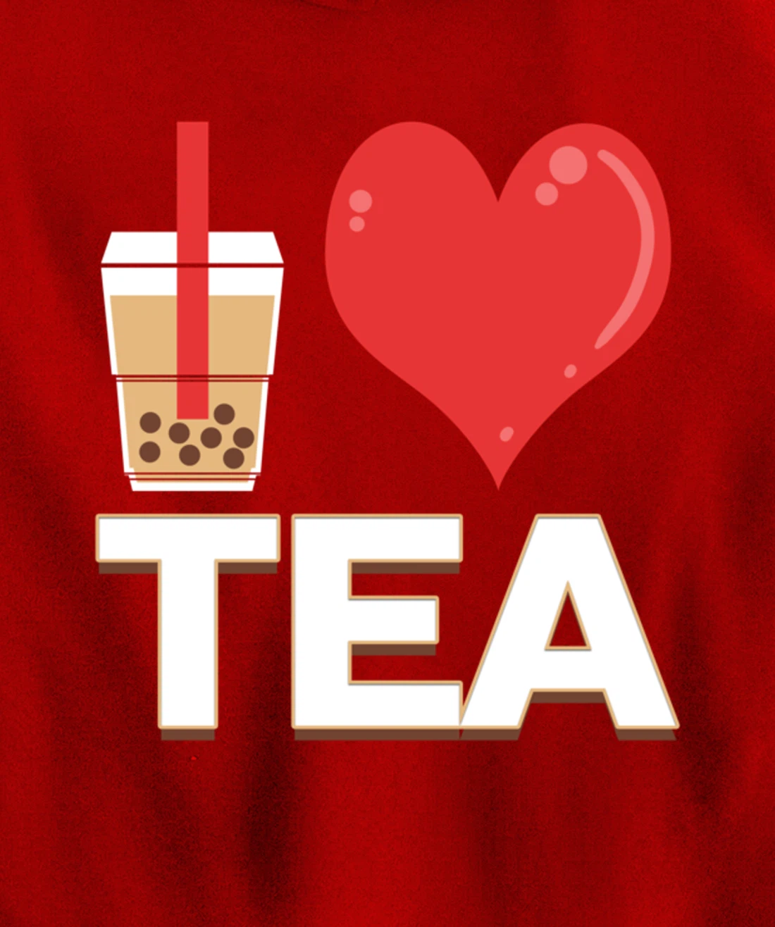 I Love Bubble Tea - Bubble Tea Lover Pullover Hoodie