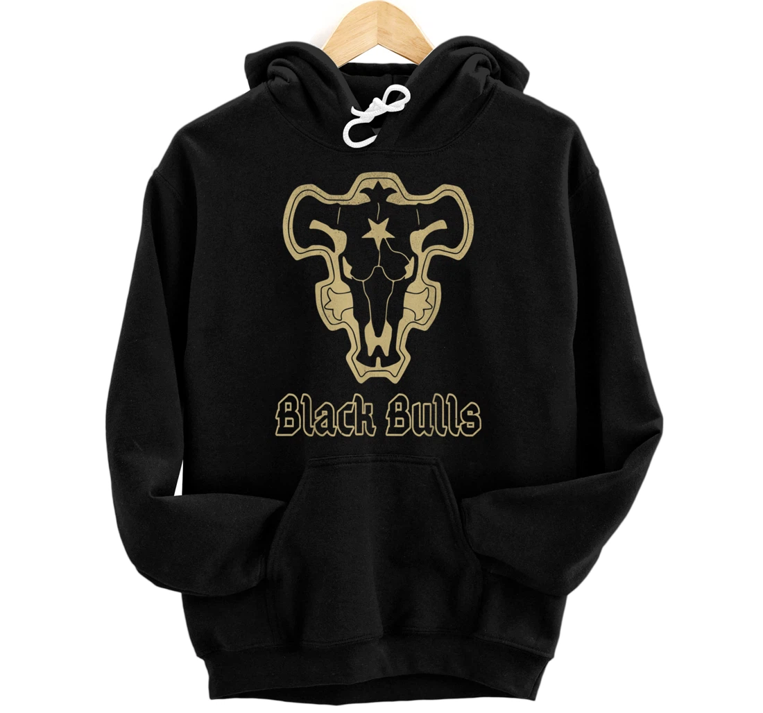 Retro Clover Anime Black Japanese Bulls Manga Costume Pullover Hoodie