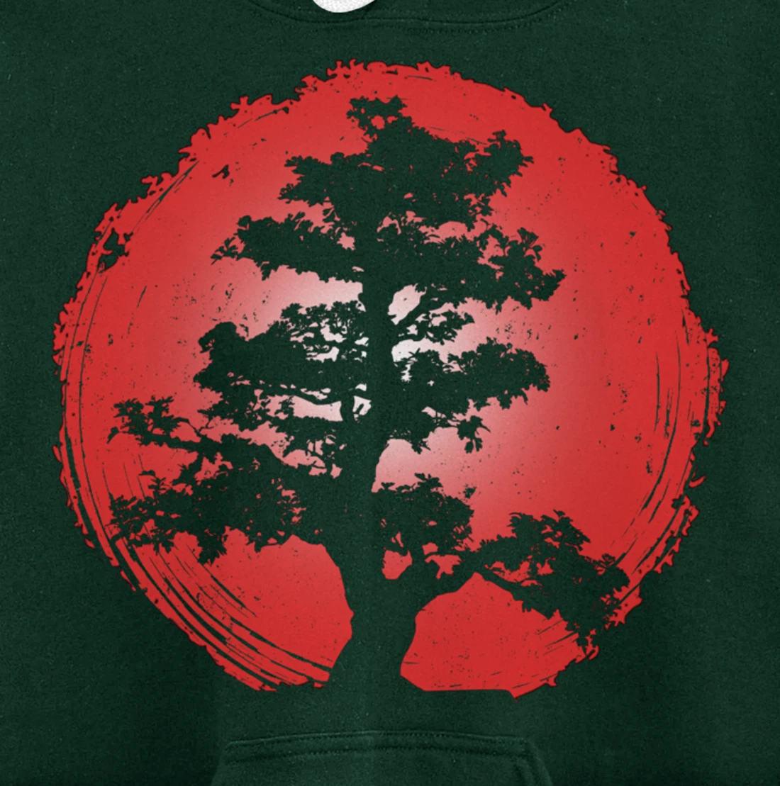 Japanese Bonsai Tree Zen Master Buddhism Penjing Bonsai Pullover Hoodie