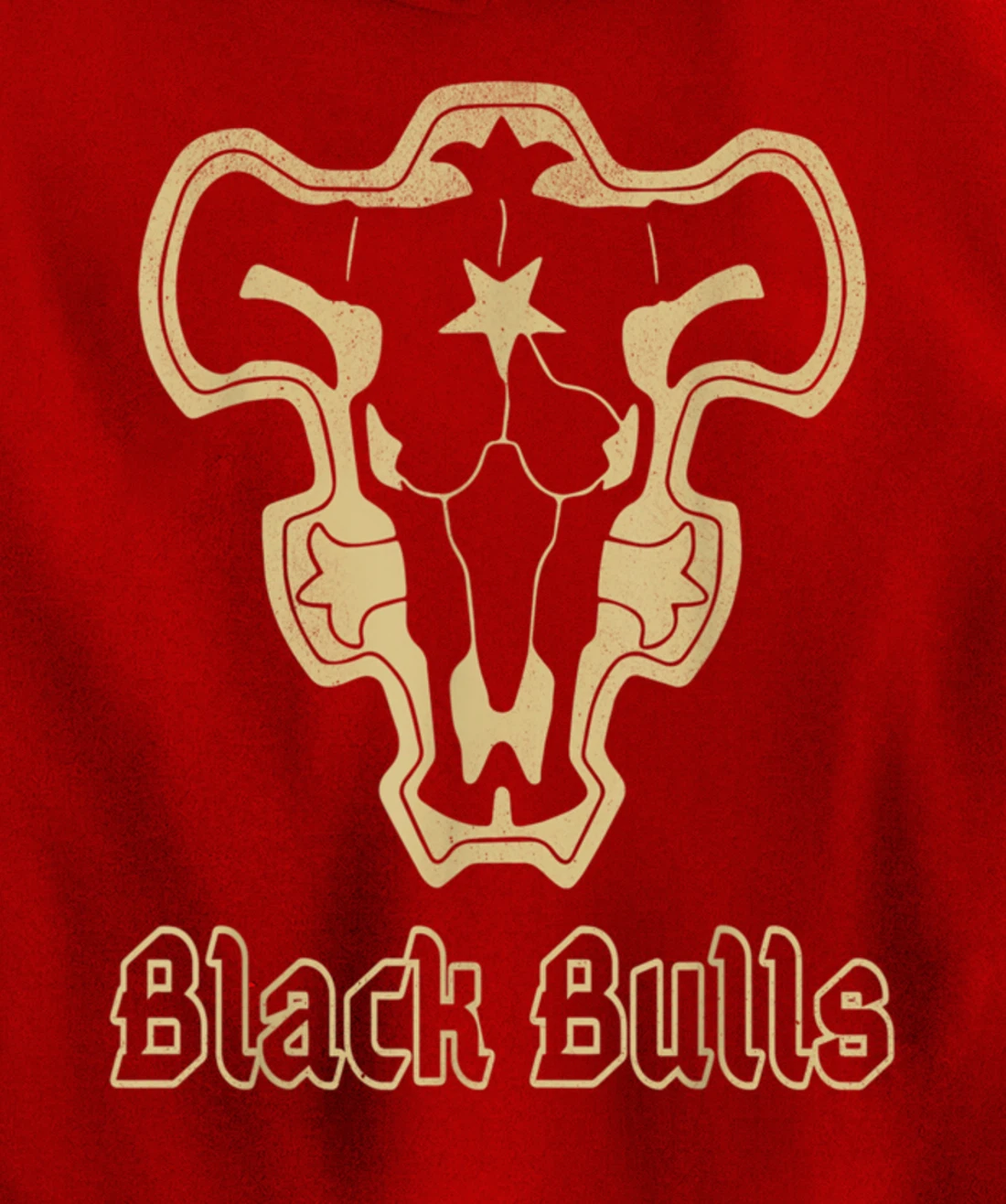 Retro Clover Anime Black Japanese Bulls Manga Costume Pullover Hoodie