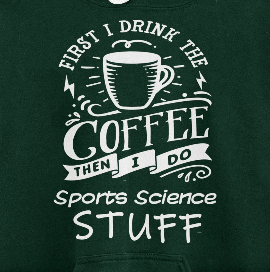 Funny Sports Science Pullover Hoodie