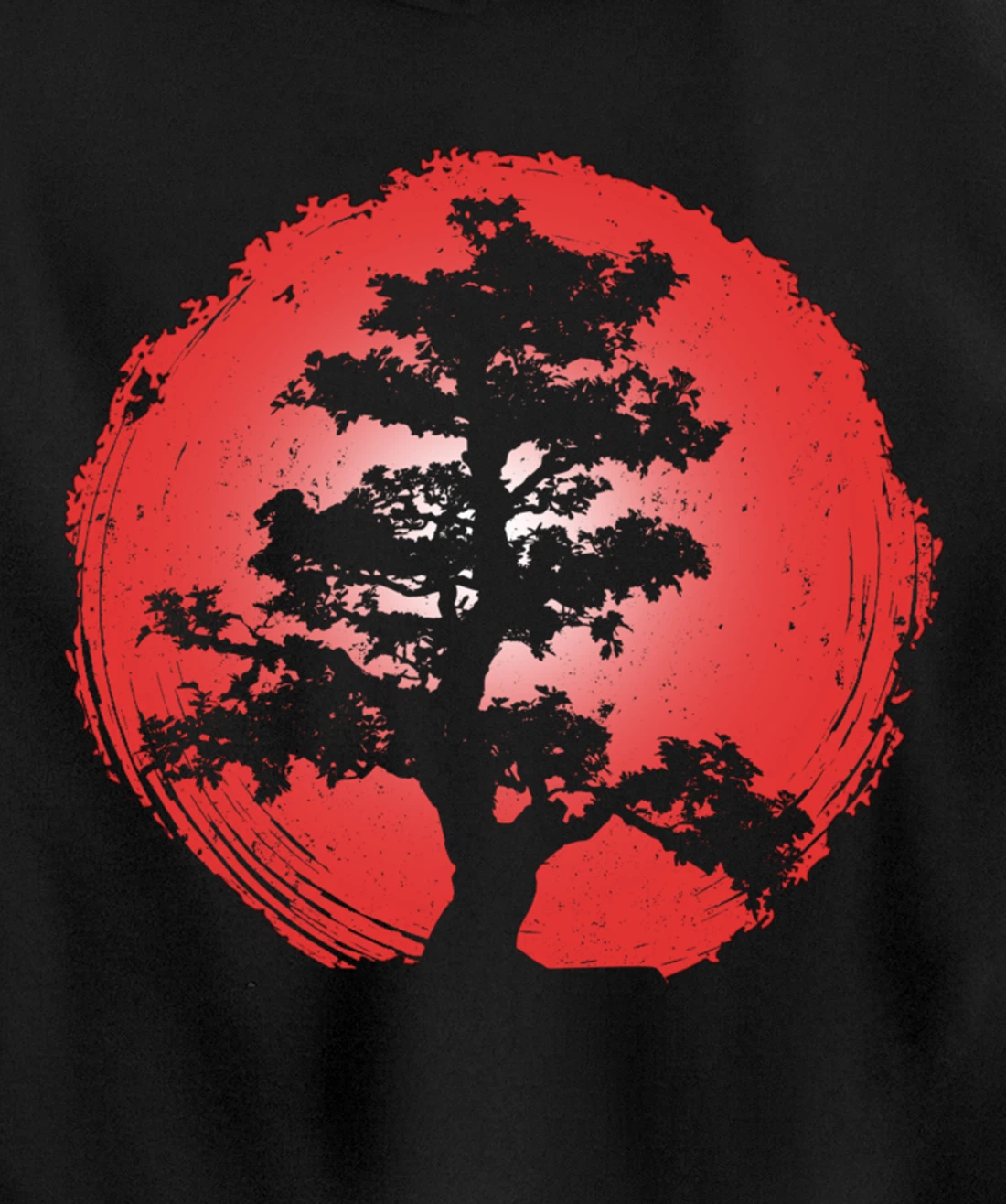 Japanese Bonsai Tree Zen Master Buddhism Penjing Bonsai Pullover Hoodie