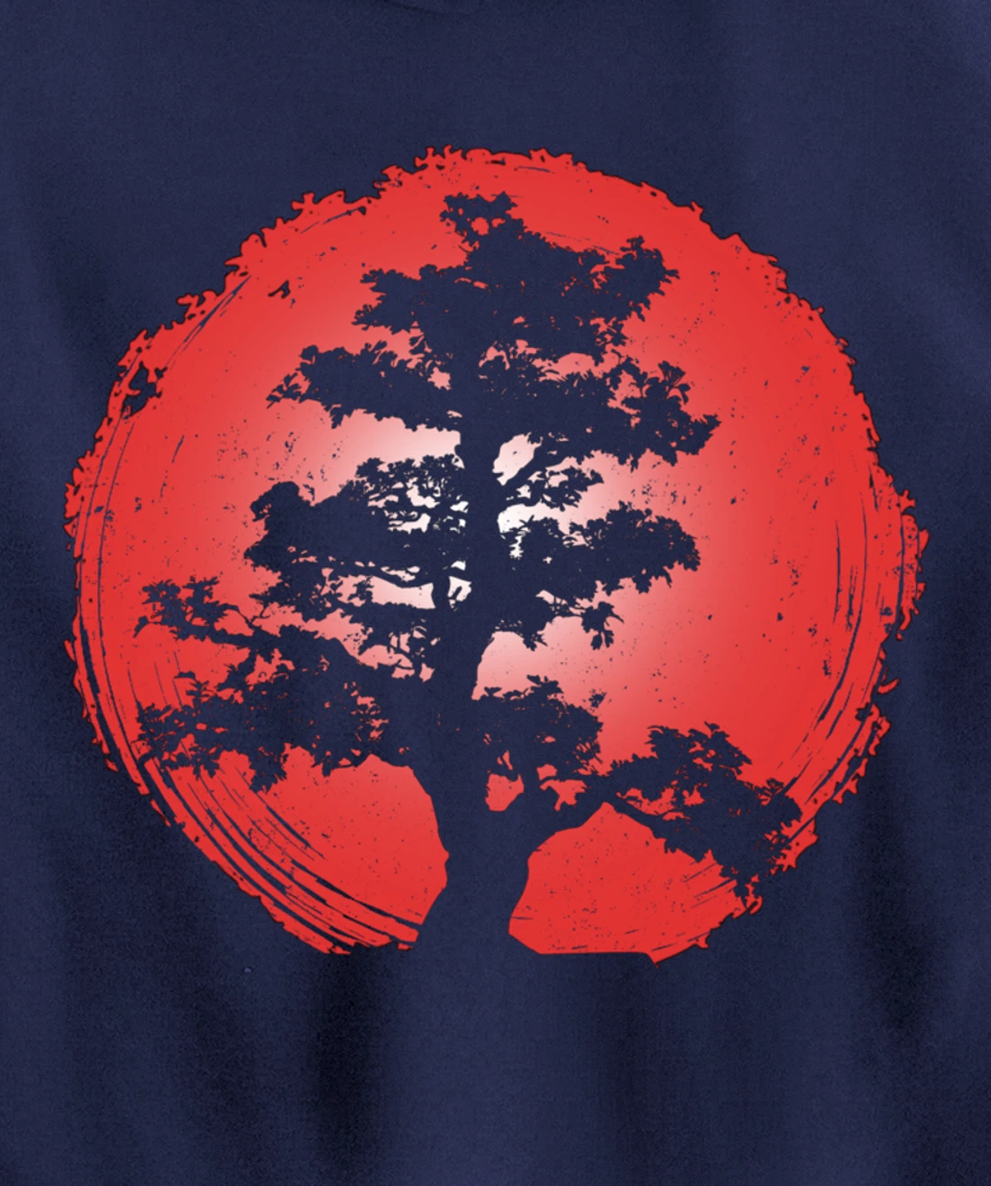 Japanese Bonsai Tree Zen Master Buddhism Penjing Bonsai Pullover Hoodie