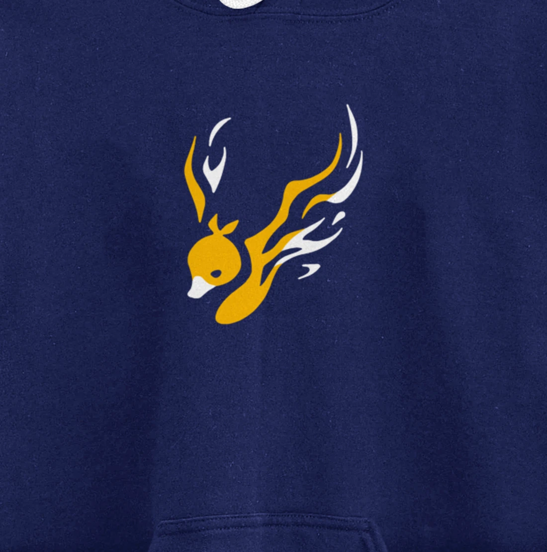 White-Phoenix-Duck-Quackity-Shop-Planet-Duck-Merch Pullover Hoodie